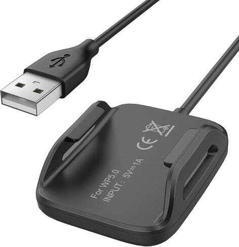 شاحن USB متوافق مع Whoop 5.0/MG، One، Peak، Life – 3.3 قدم/1 متر سلك كابل شحن محمول USB-A لشاحن Whoop 5.0/MG، غير متوافق مع Whoop 4.0 in Kuwait