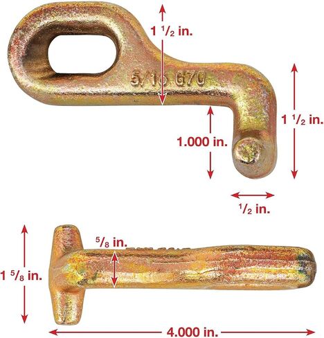 JEGS Forged Mini J-R-T-Hook Cargo Tie Down Anchor Cluster in Kuwait