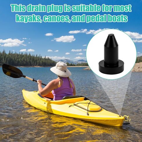 12 قطعة من سدادات تصريف الكاياك 1/2 بوصة، سدادات مطاطية للدفع من أجل Sun Dolphin Sundolphin Aruba 8SS/10 Bali 8 & Excursion 8/10 Kayak & Fishing Boat استنزاف الثقوب استبدال الملحقات in Kuwait