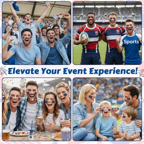 gisgfim 10 Pcs Blue Face Paint Sticks Colored Face Paint Anti-Glare Bule Eye Black Stick for Baseball Softball Sport Athletes Accessories Football Long Lasting Eyeblack Painting Stick for Adults Kids in Kuwait