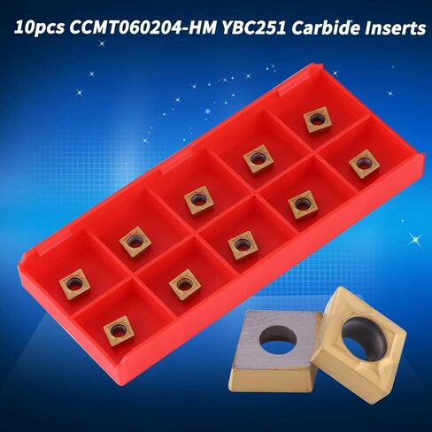 Exquisite Workmanship Carbide Tips Inserts Blade Cutter 10pcs Lathe Tool with Box in Kuwait
