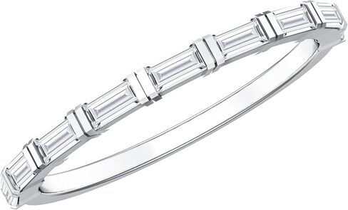 Band Moissanite Diamond Half Band ، D-VS1 جودة ، حلقة ذكرى قابلة للتكديس (مع مربع المجوهرات) in Kuwait