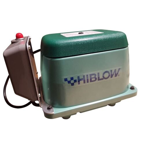 HIBLOW HP-80A مضخة هواء الصرف الصحي ذات الحجاب الحاجز الخطي من الألومنيوم مع إنذار in Kuwait