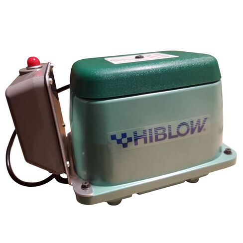 HIBLOW HP-80A مضخة هواء الصرف الصحي ذات الحجاب الحاجز الخطي من الألومنيوم مع إنذار in Kuwait