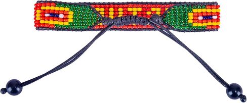 FAHARI Portugal Beaded Flag Bracelet, Handmade Adjustable String Bracelet, Patriotic Gift for Soccer Fans in Kuwait