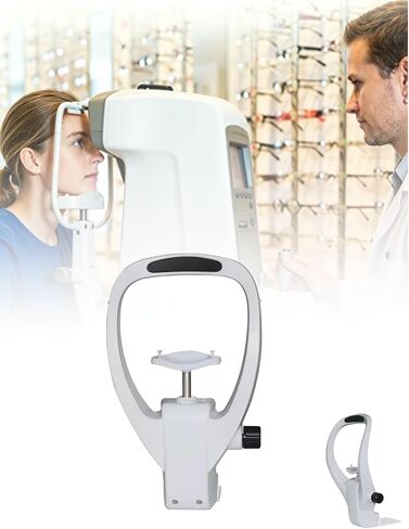 Forehead Support Optical Instrument Chin Rest, Lifting Height 1.57In Adjustable Ergonomics Structure Design and Electroplating Process in Kuwait