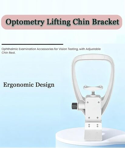 Forehead Support Optical Instrument Chin Rest, Lifting Height 1.57In Adjustable Ergonomics Structure Design and Electroplating Process in Kuwait