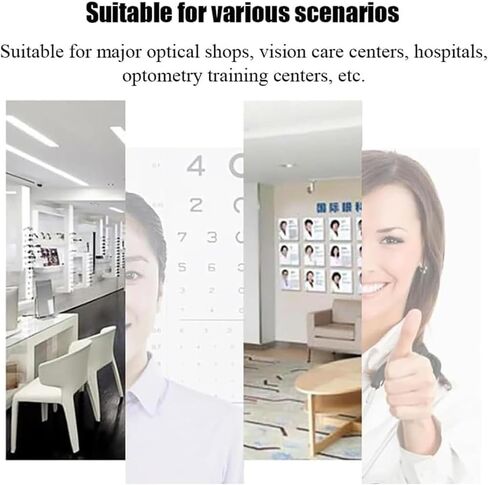 Optical Chin Rest with Forehead Support, Height Adjustable, Aluminum Alloy and Stainless Steel, H Type Vision Training Bracket in Kuwait