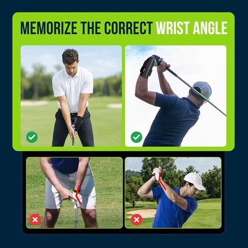 Golf Wrist Brace Golf Wrist Training Aid with Arm Band - Efficient Golf Swing Training Equipment for Injury Recovery Adjustable Wrist Trainer & Swing Training Aid for Left/Right Handed in Kuwait