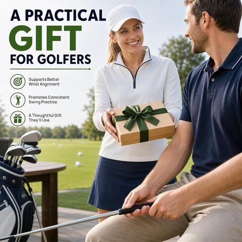 Golf Swing Training Aid, Adjustable Wrist Trainer Brace with Wider Splint Design & Soft Padding, Correct Wrist Angle Swing Posture & Develop Muscle Memory for Left & Right Handed in Kuwait