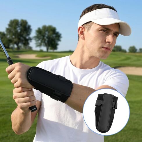 Nogeqi Golf Wrist Training Aid, Adjustable Golf Wrist Brace, Golf Wrist Trainer, Golf Training Aids for Beginners and Pros Train Swing Gesture Auxiliary Tools in Kuwait