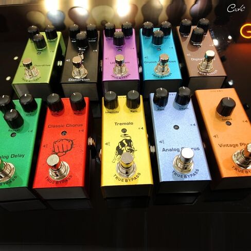 دواسة تأثير Overdrive من Cate Vintage للجيتار الكهربائي، تصميم أحادي صغير، وظيفة تجاوز حقيقية، مصممة خصيصًا لتشكيل النغمات في تأثيرات الجيتار الكهربائي، تعمل بتيار مستمر 9 فولت وكابلين in Kuwait