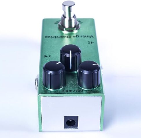 دواسة تأثير Overdrive من Cate Vintage للجيتار الكهربائي، تصميم أحادي صغير، وظيفة تجاوز حقيقية، مصممة خصيصًا لتشكيل النغمات في تأثيرات الجيتار الكهربائي، تعمل بتيار مستمر 9 فولت وكابلين in Kuwait