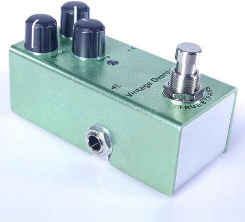 دواسة تأثير Overdrive من Cate Vintage للجيتار الكهربائي، تصميم أحادي صغير، وظيفة تجاوز حقيقية، مصممة خصيصًا لتشكيل النغمات في تأثيرات الجيتار الكهربائي، تعمل بتيار مستمر 9 فولت وكابلين in Kuwait
