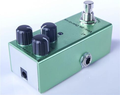 دواسة تأثير Overdrive من Cate Vintage للجيتار الكهربائي، تصميم أحادي صغير، وظيفة تجاوز حقيقية، مصممة خصيصًا لتشكيل النغمات في تأثيرات الجيتار الكهربائي، تعمل بتيار مستمر 9 فولت وكابلين in Kuwait
