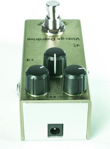 دواسة تأثير Overdrive من Cate Vintage للجيتار الكهربائي، تصميم أحادي صغير، وظيفة تجاوز حقيقية، مصممة خصيصًا لتشكيل النغمات في تأثيرات الجيتار الكهربائي، تعمل بتيار مستمر 9 فولت وكابلين in Kuwait