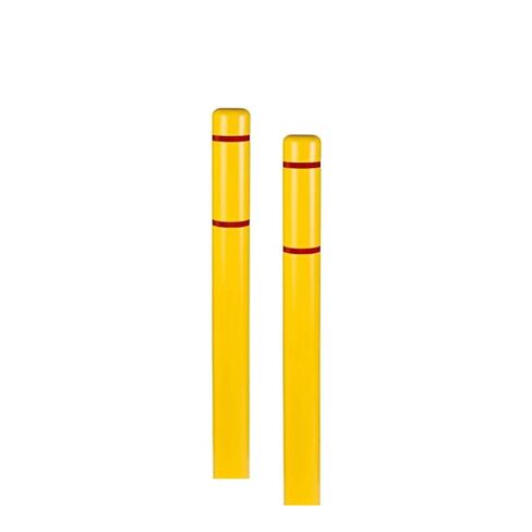Innoplast BollardGard 4" x 52" غطاء حاجز مكون من قطعتين (شريط أحمر أصفر) in Kuwait