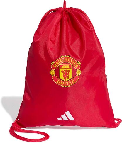 adidas Unisex-Adult Manchester United Gym Sack, Red/White, No Size in Kuwait