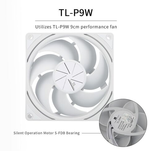 Peerless Assassin 90 SE Dual-Tower CPU Cooler,with Aluminum Heatsink Cooling,High Perfommance 4 Heat Pipes PC Cooler,Intel 1700/115X/1200/1851; AMD:AM4/ AM5 for Desktop Cooler,110mm Tall in Saudi Arabia