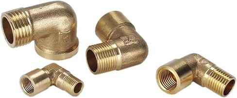 1Pcs All Copper Tee Joint Inner Screw Elbow Outer(External 3 point) in Kuwait