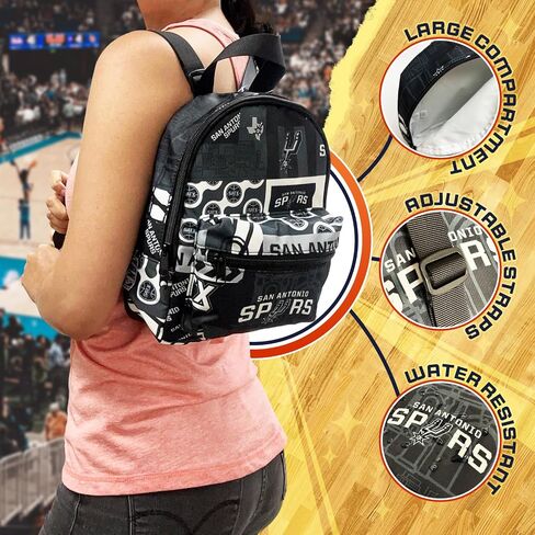 Pro Specialties Group San Antonio Spurs Mini Backpack adult bag, perfect for women. Ideal small backpack Waterproof, and trendy in Kuwait
