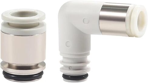 SY5 H-C6-C8 SY3 H-L-C4-C6 صمام تخفيض الضغط الهوائي ARM5AA2 ملحق موصل تركيب الهواء 1 قطعة (SY3 Series L-C4) in Kuwait