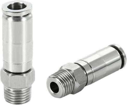304 Stainless Steel Quick High-speed Rotary Joint KSH-M5/1/2/1/4/1/8 Straight 1Pcs(KSH-4-M5) in Saudi Arabia