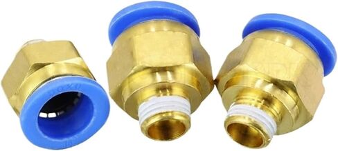 10Pcs PC16-02 16mm To 1/4 Inch Pneumatic Connectors Male Straight One-touch Fittings in Kuwait