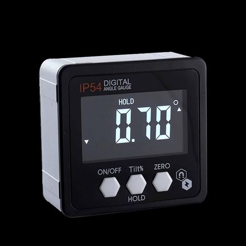 Digital Inclinometer, 4x90° Waterproof Electronic Level, Aluminum Alloy Angle Gauge Meter for Building 5.6 cm (2.2 in) in Kuwait