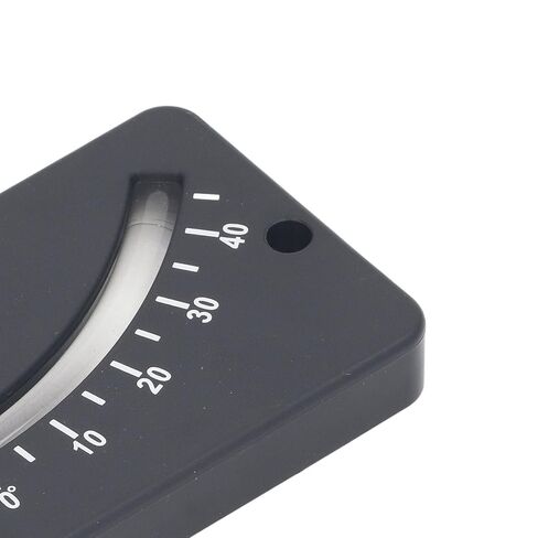 Tube Clinometer Handlebar Slope Meter Inclinometer 40 to 40 Degree Angle Horizontal Micro Angle Tester with ABS Fixing Hole for Measuring in Kuwait