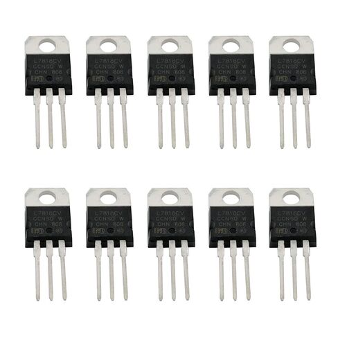 10 قطعة L7818CV L7818 منظم الجهد الإيجابي IC TO-220 الناتج 1.5A 18V in Kuwait