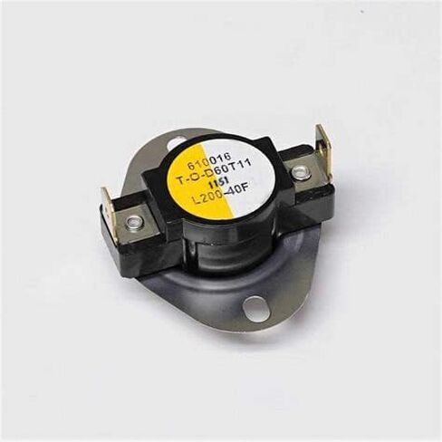 L200-40F L-Series Snap-Action SPST منظم حرارة للتحكم في الحد | 200 درجة فهرنهايت مفتوح، 160 درجة فهرنهايت مغلق | حماية من درجات الحرارة العالية لأنظمة التدفئة والتهوية وتكييف الهواء والمجففات والأفران والأجهزة in Kuwait