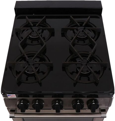 مجموعة غاز Premier P20B3102PS 20 مع أربع شعلات محكمة الغلق بقدرة 9 100 وحدة حرارية بريطانية وإشعال شرارة البطارية وحجرة شواء منفصلة من الفولاذ المقاوم للصدأ in Kuwait