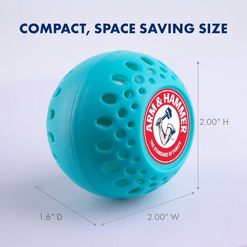 Arm & Hammer OdorBusterz® Odor Eliminator Balls, Sea Breeze, 3 Count – Baking Soda Odor Control for Closets, Drawers, Hampers & Small Spaces in Kuwait