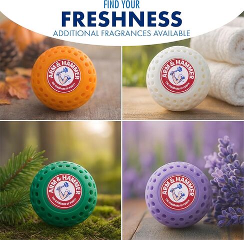 Arm & Hammer OdorBusterz® Odor Eliminator Balls, Sea Breeze, 3 Count – Baking Soda Odor Control for Closets, Drawers, Hampers & Small Spaces in Kuwait
