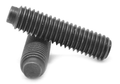 3/8"-24 x 1/2" Fine Thread Socket Set Screw Half Dog Point Alloy Steel Black Oxide Pk 25 in Kuwait
