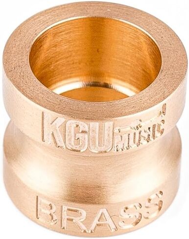 Mouthpiece SMALL Shank Booster for TROMBONE. Brass Accessory. Tone enhancer (Raw Brass) in Saudi Arabia