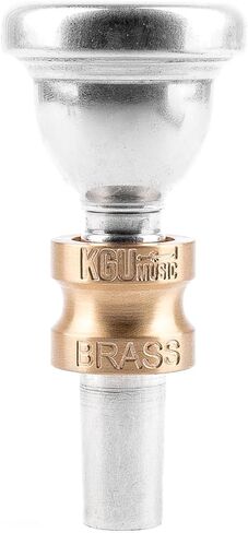 Mouthpiece SMALL Shank Booster for TROMBONE. Brass Accessory. Tone enhancer (Raw Brass) in Saudi Arabia