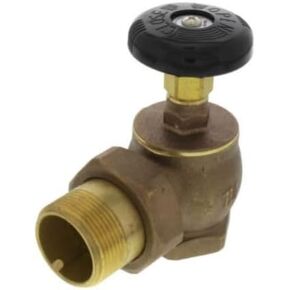 Steam Radiator Valve, Air Vent Temperature Control, 1-1/4" FIP x Male Union, Brass in Kuwait