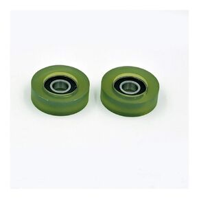 Power Transmission Products PU 6001 2Pcs Polyurethane Covered Bearing 12x45x14mm Shaft 12mm PU600145-14 Urethane Cover PU6001 Bearings Ball Bearings in Kuwait