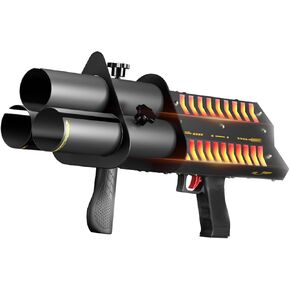 SHEHDS Electric Confetti Launcher with LED RGB Effects, 20–26 ft Shooting Distance for Stage, DJ, Concert, Party & Events (Confetti Paper Not Included) - Three Holes in Kuwait