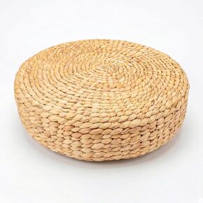 Water Hyacinth Cushion | Non-Slip Exercise & Fitness Mat for Meditation | Natural Rug, Straw Floor Mat for Meditation, Mat for Living Room, Bedroom and More in Kuwait