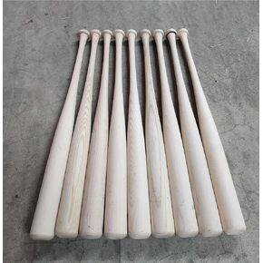 9 Pack 30" Wood Baseball Bats Blem Cage and Craft Mix in Kuwait