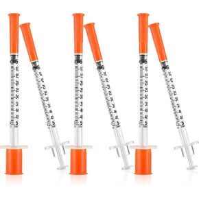 Ezoon 100 Pack U-100 0.5ml/cc 30G 5/16" (8mm) Lab Liquid Measurement | Individually wrapped, Laboratory use, Industrial use only in Saudi Arabia
