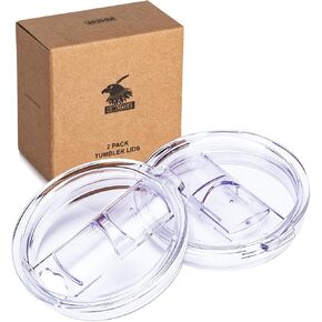 أغطية بهلوان سعة 30 أونصة غطاء بديل مقاوم للرذاذ مناسب ليناسب YETI Rambler والمزيد من أكواب الأكواب (30 أونصة، عبوتان) in Kuwait
