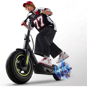 Roadvo Electric Scooter for Adults, 10" Pneumatic Tires Foldable Electric Scooter, 750W Peak Motor Escooter, Up to 20MPH, 30 Miles Range, Rear Wheel Drive, 265lbs Max Load, Commuting Escooter in Kuwait