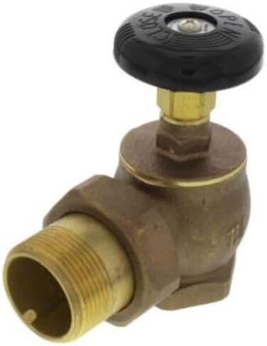 Steam Radiator Valve, Air Vent Temperature Control, 1-1/4" FIP x Male Union, Brass in Kuwait