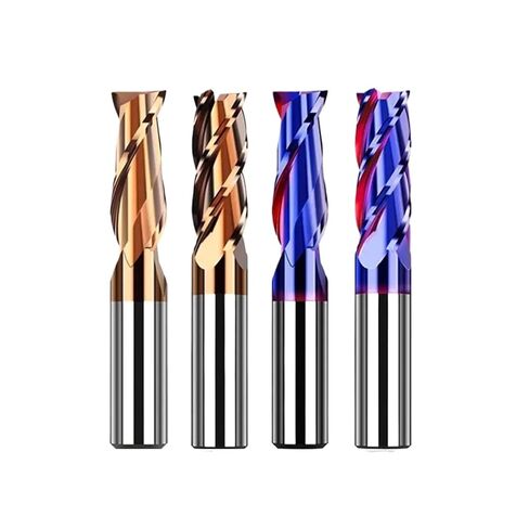 كربيد نهاية المطاحن سبيكة CNC قاطعة المطحنة أدوات مخرطة معدنية التنغستن الصلب بت التوجيه الفولاذ المقاوم للصدأ مطحنة مسطحة 1 قطعة (D2.5xD4x50L) in Kuwait