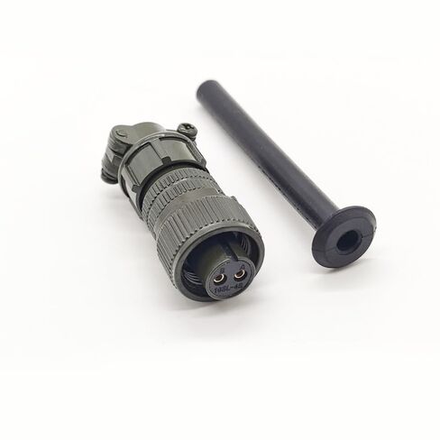 MIL-DTL-5015 سلسلة موصل دائري، MS3106A10SL-4S 2 دبوس موصلات صناعية أنثى إنهاء اللحام، تركيب الصندوق، ترتيب الإدخال 10SL-4، حجم الغلاف 10SL، 2 جهات اتصال in Kuwait