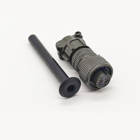 MIL-DTL-5015 سلسلة موصل دائري، MS3106A10SL-4S 2 دبوس موصلات صناعية أنثى إنهاء اللحام، تركيب الصندوق، ترتيب الإدخال 10SL-4، حجم الغلاف 10SL، 2 جهات اتصال in Kuwait